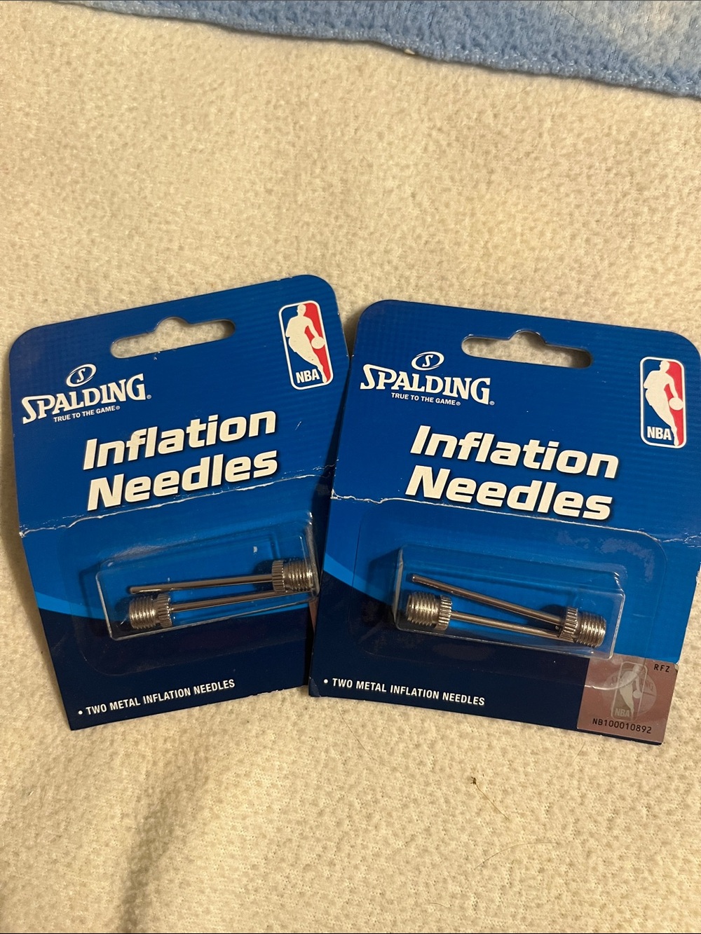 Spalding Blue Inflation Needles Pack of Two